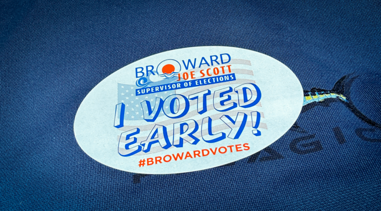 I Voted Sticker for Blog